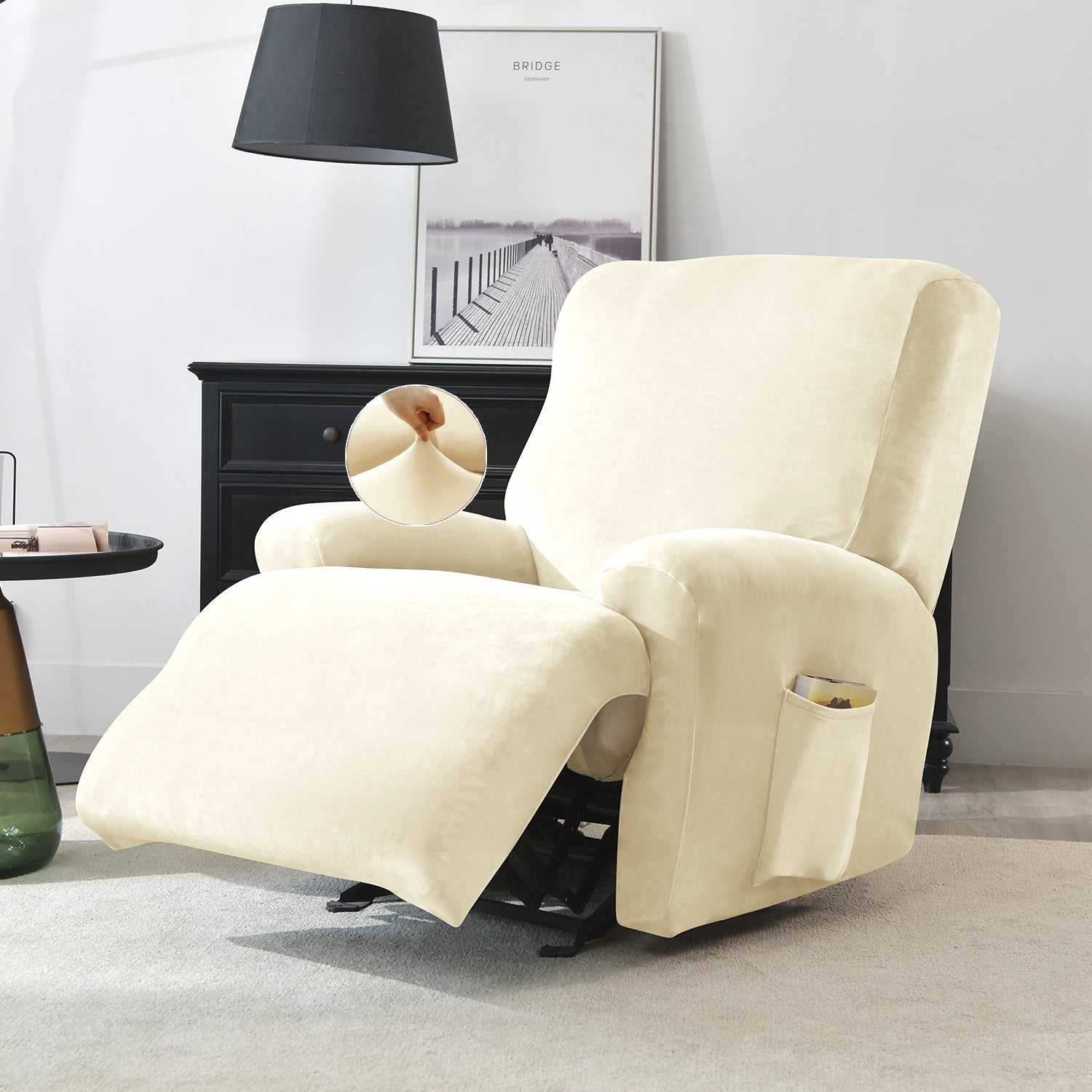 Recliner Slipcovers - Beige